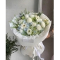 Hoa cẩm tú cầu mix cát tường trắng