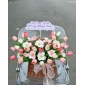 Giỏ hoa tulip tặng sinh nhật 