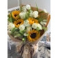 Bó hoa hướng dương mix cỏ suối 