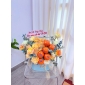 Giỏ cam mix hoa tươi 