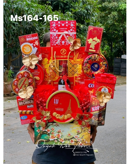 Giỏ quà Tết cao cấp, bánh ngon  tại Sài Gòn, bình dương 