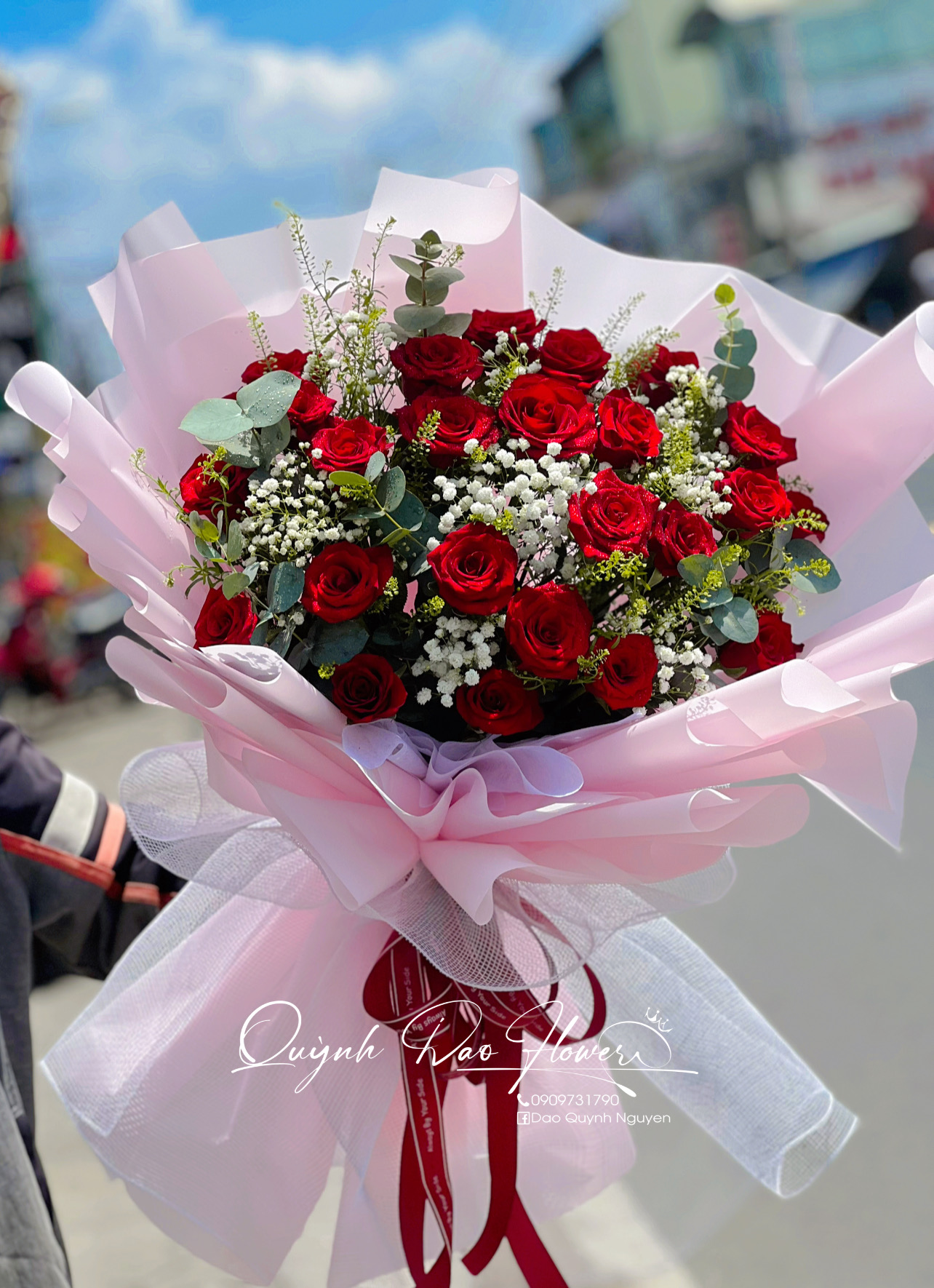 Bó hoa hồng tặng sinh nhật đồng nghiệp 