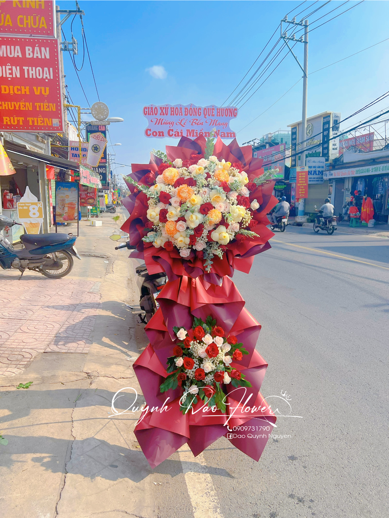 Kệ khai trương gần Dĩ An