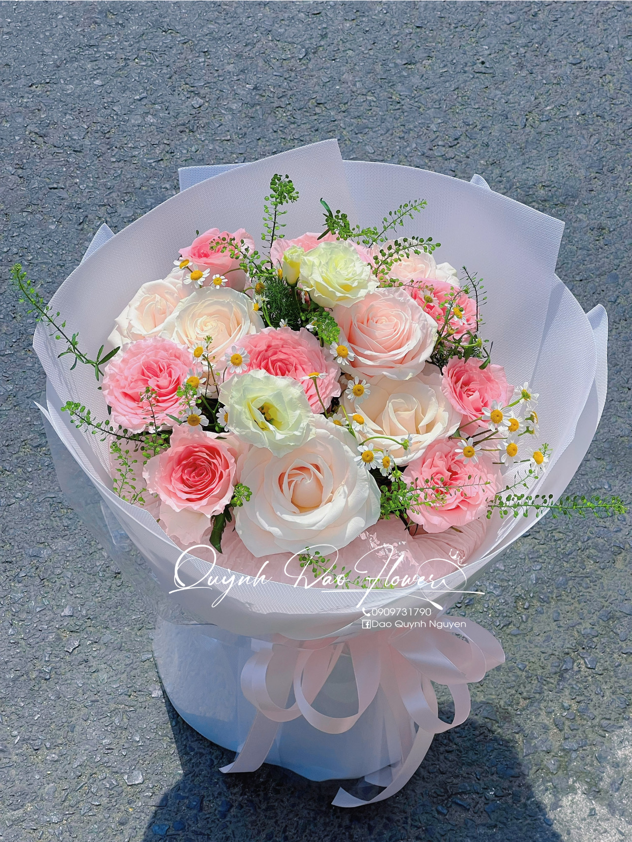 Bó hoa tặng vk thủ Đức 