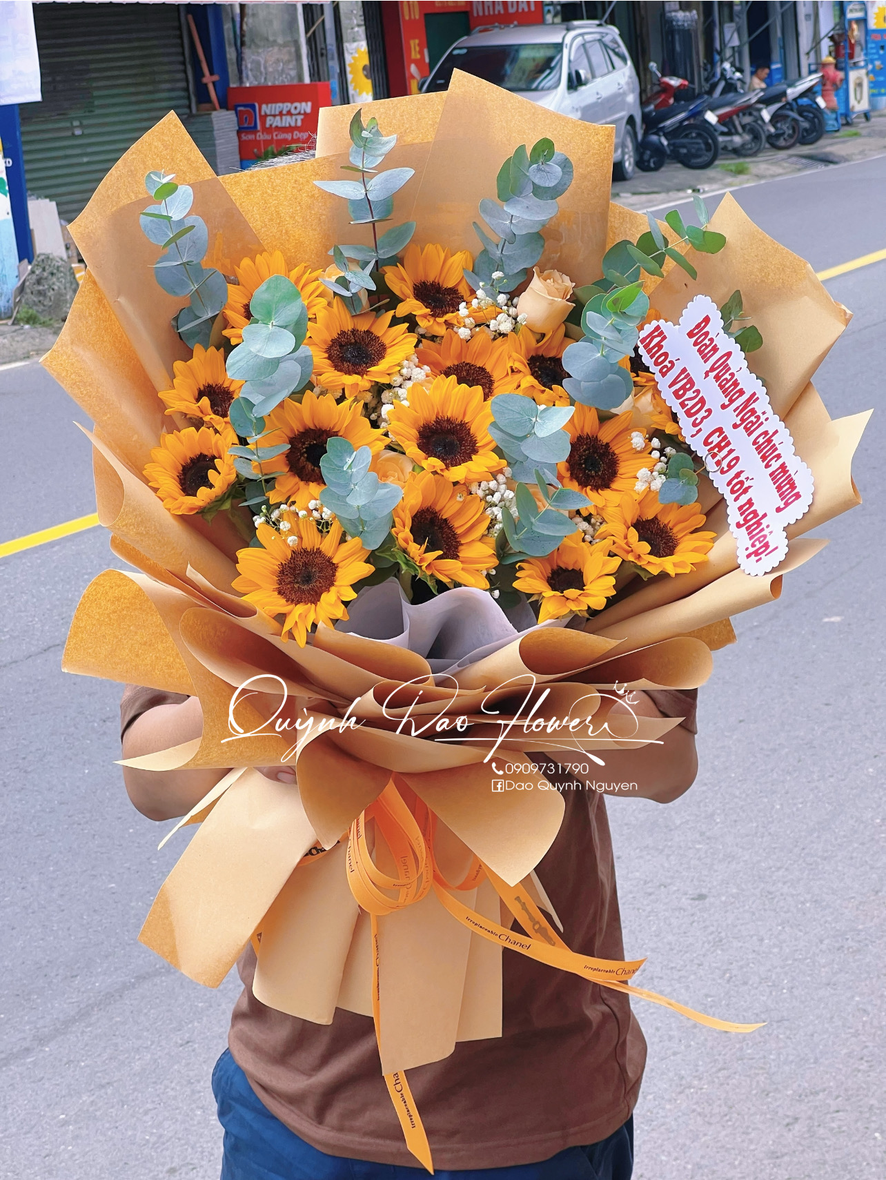 Hoa tốt nghiệp hcm