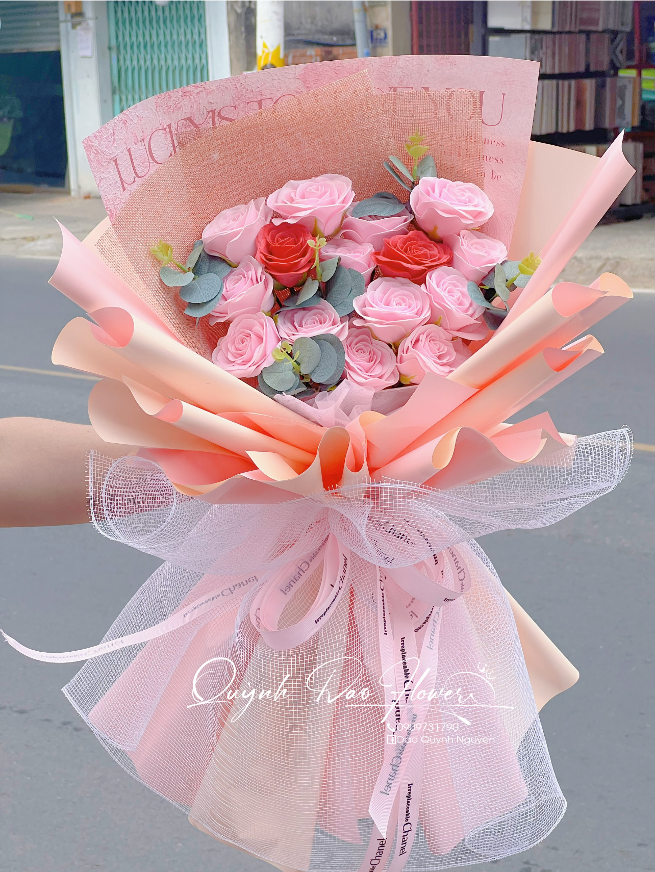 Bó hoa sáp mix cao cấp tại Bình dương 