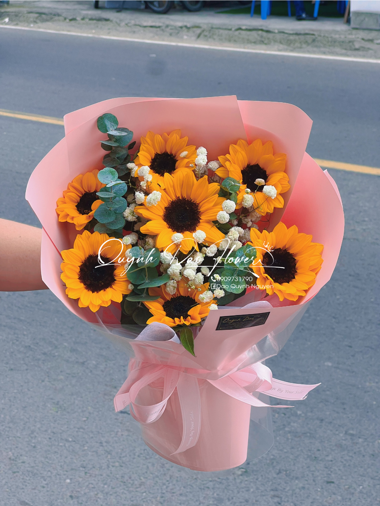 Bó hoa hướng dương 7 bông thuận an