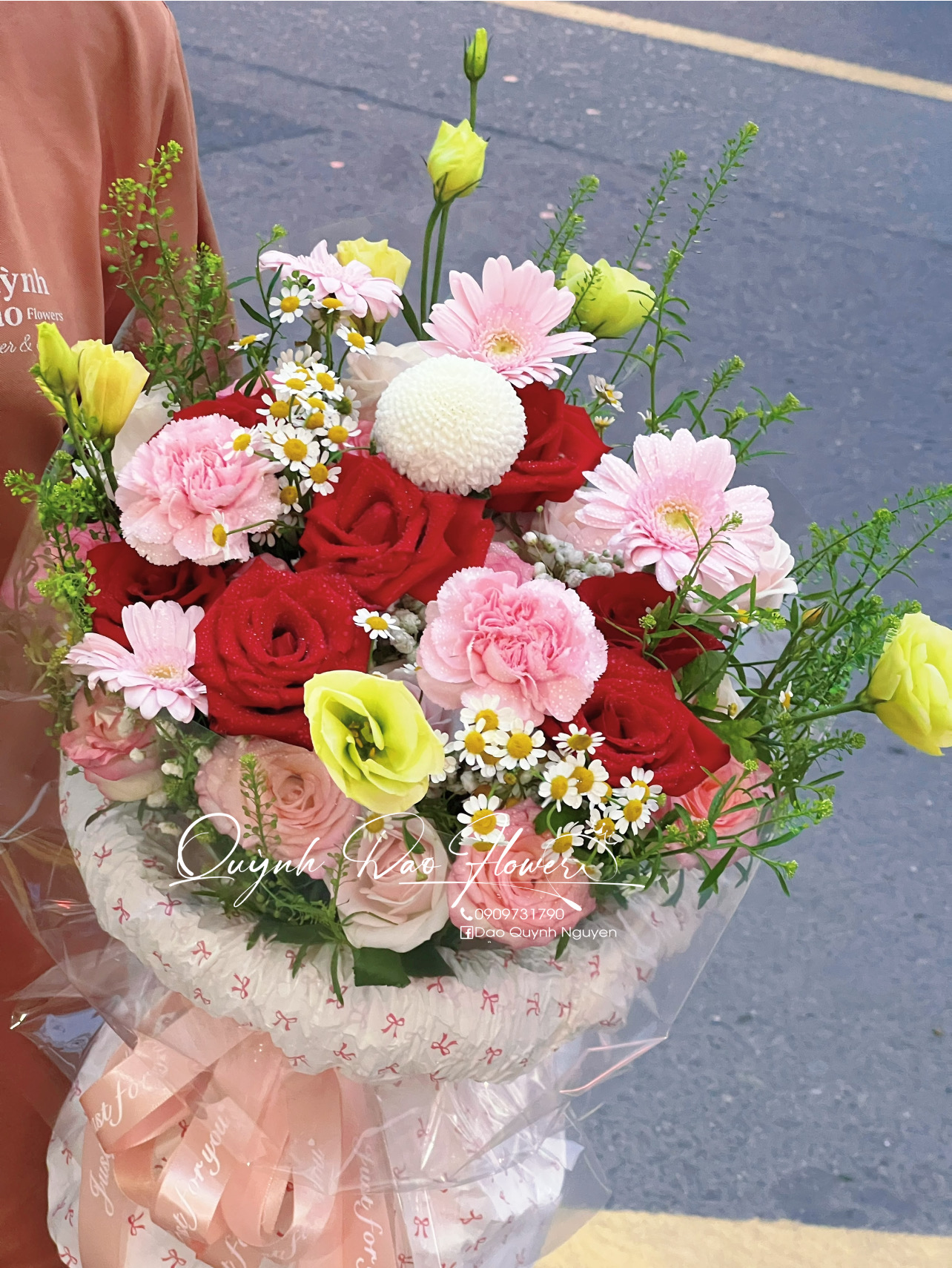 Bó hoa đỏ 20/10