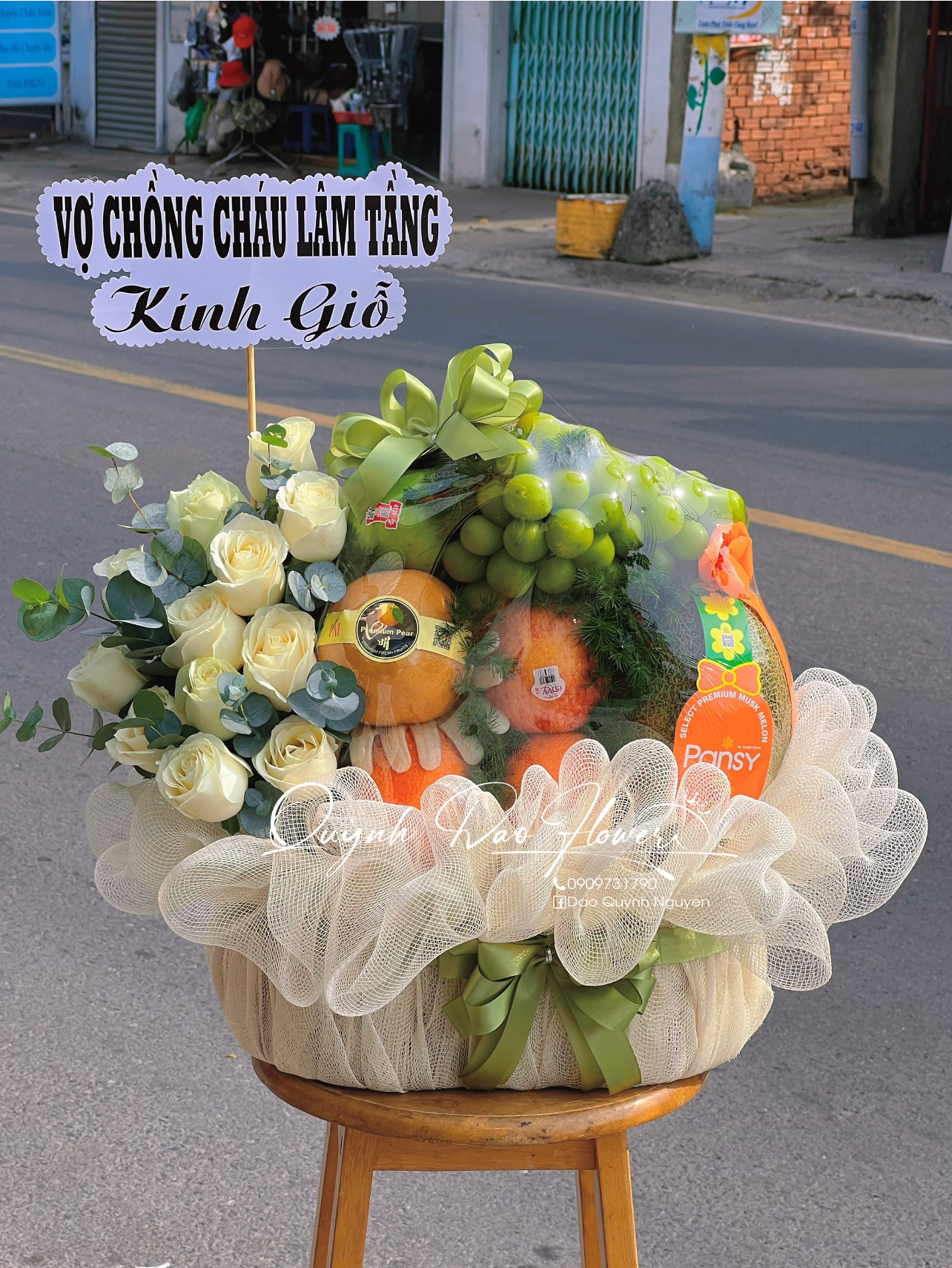 Giỏ trái cây giỗ đầu 