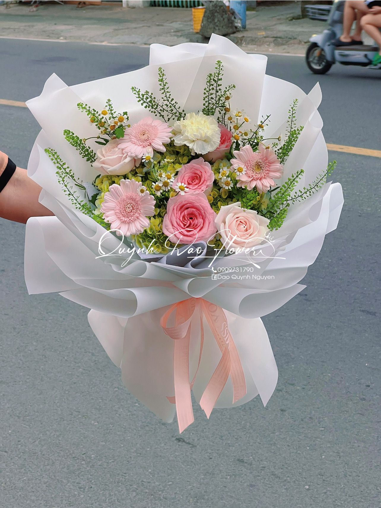 Hoa xinh tone paster