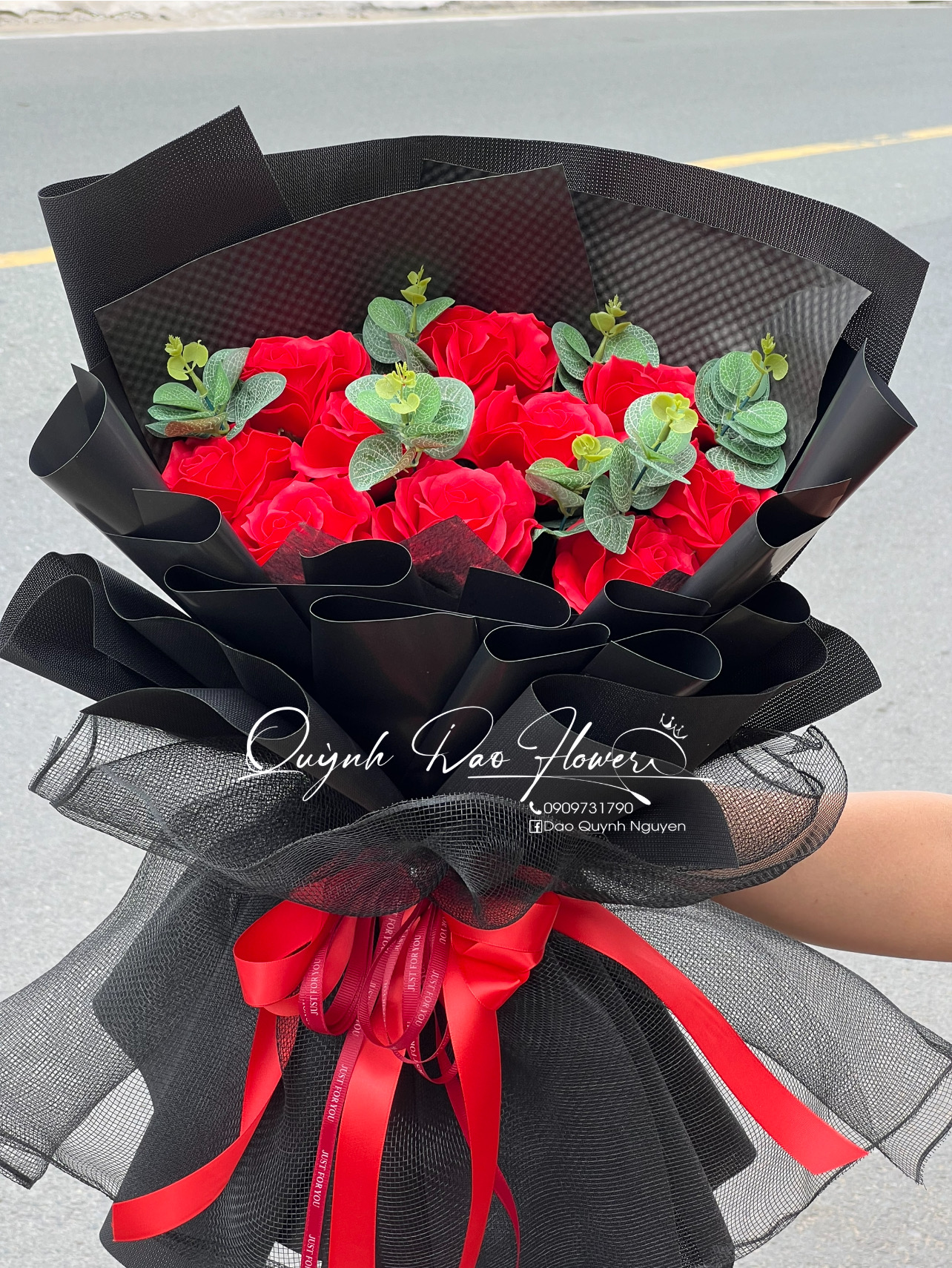 Bó hoa sáp cao cấp 10 bông