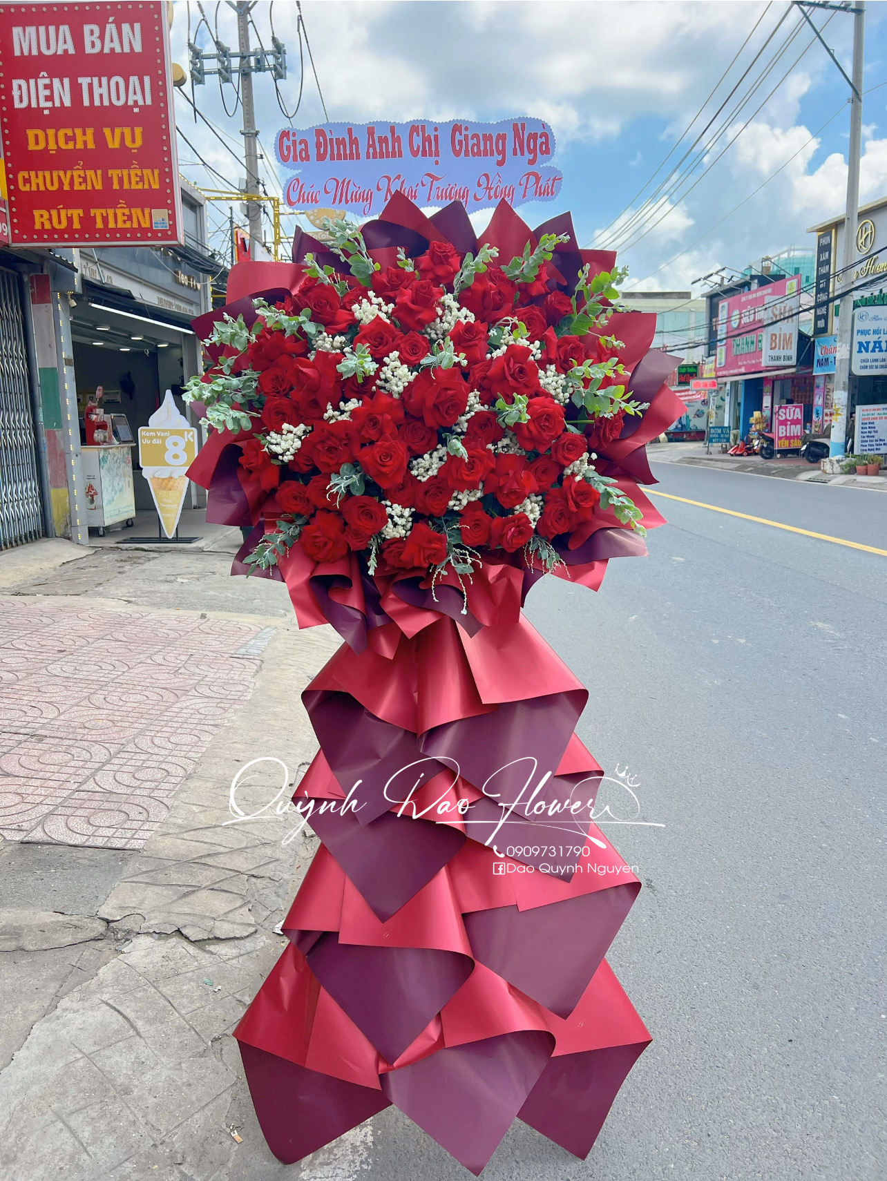 Kệ khai trương Việt Lập 