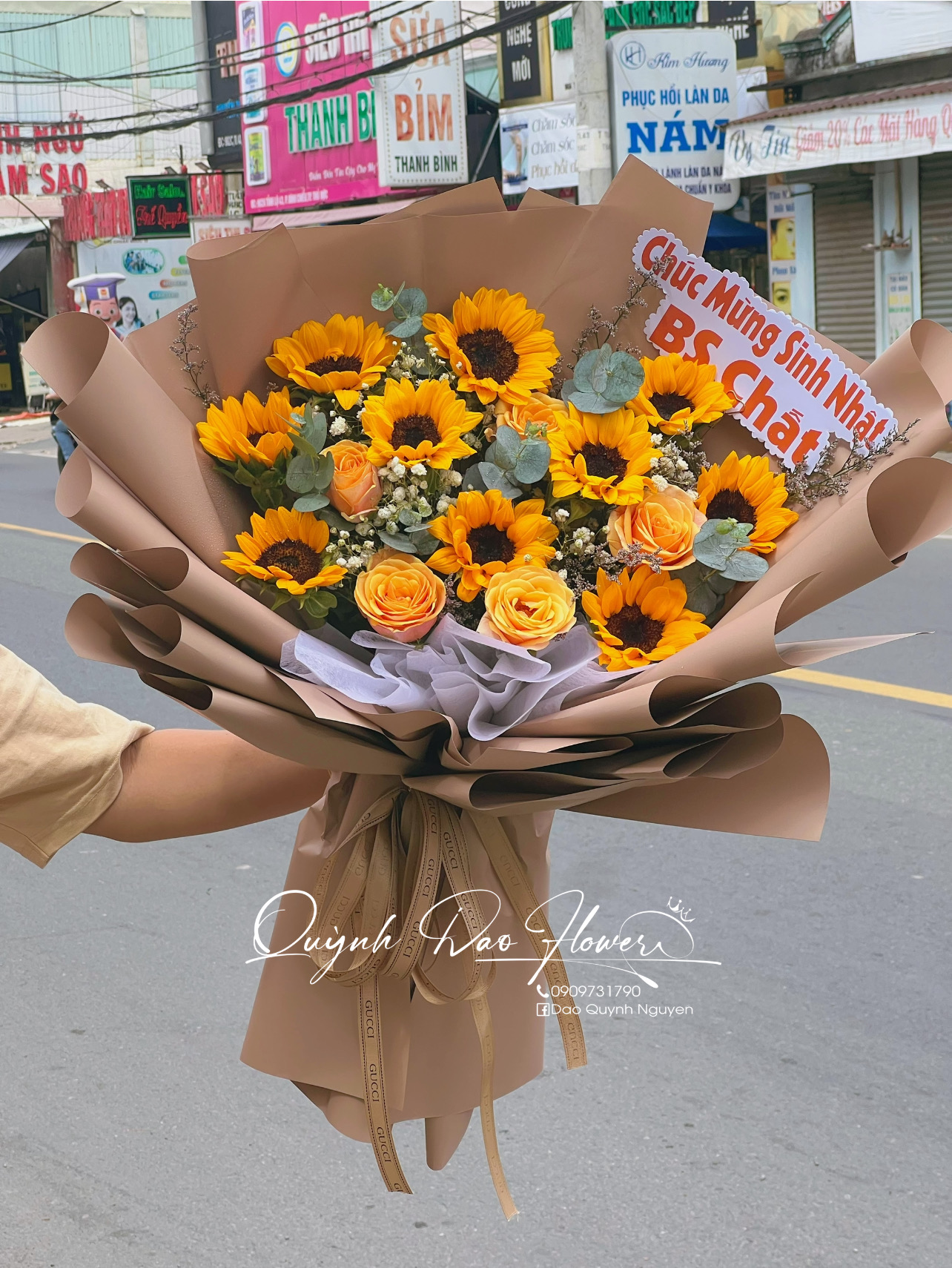 Bó hoa hướng dương tặng sinh nhật 
