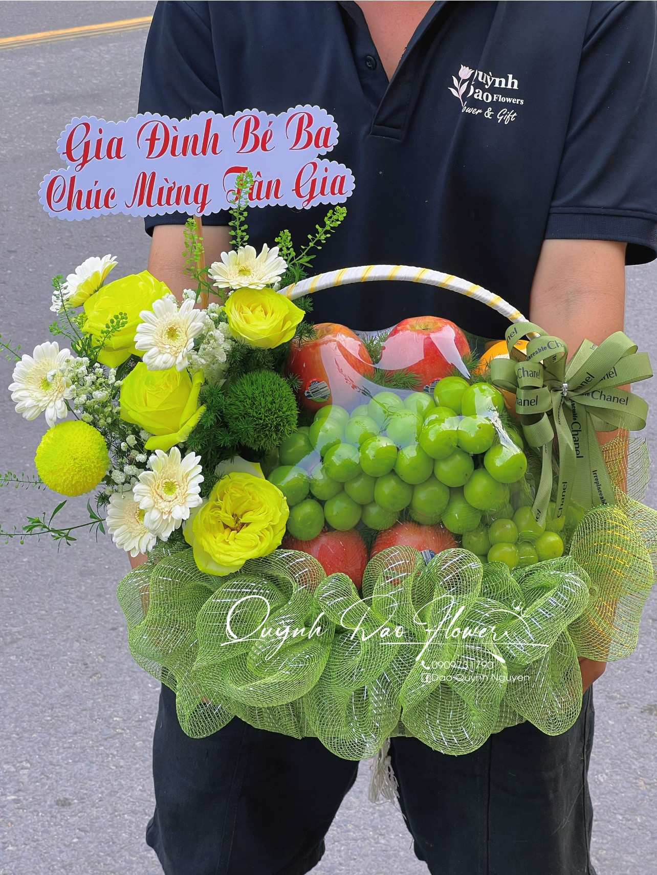 Giỏ trái cây 8/3 hcm