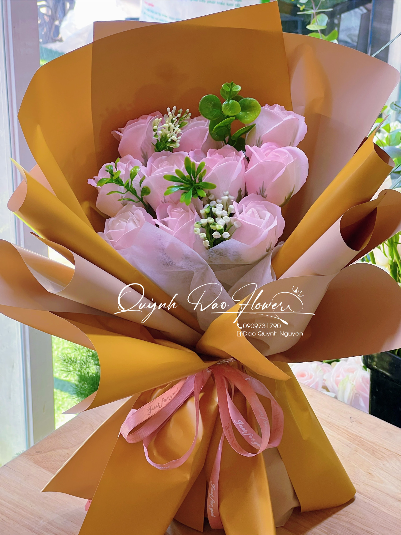 Bó hoa sáp nhỏ tốt nghiệp 