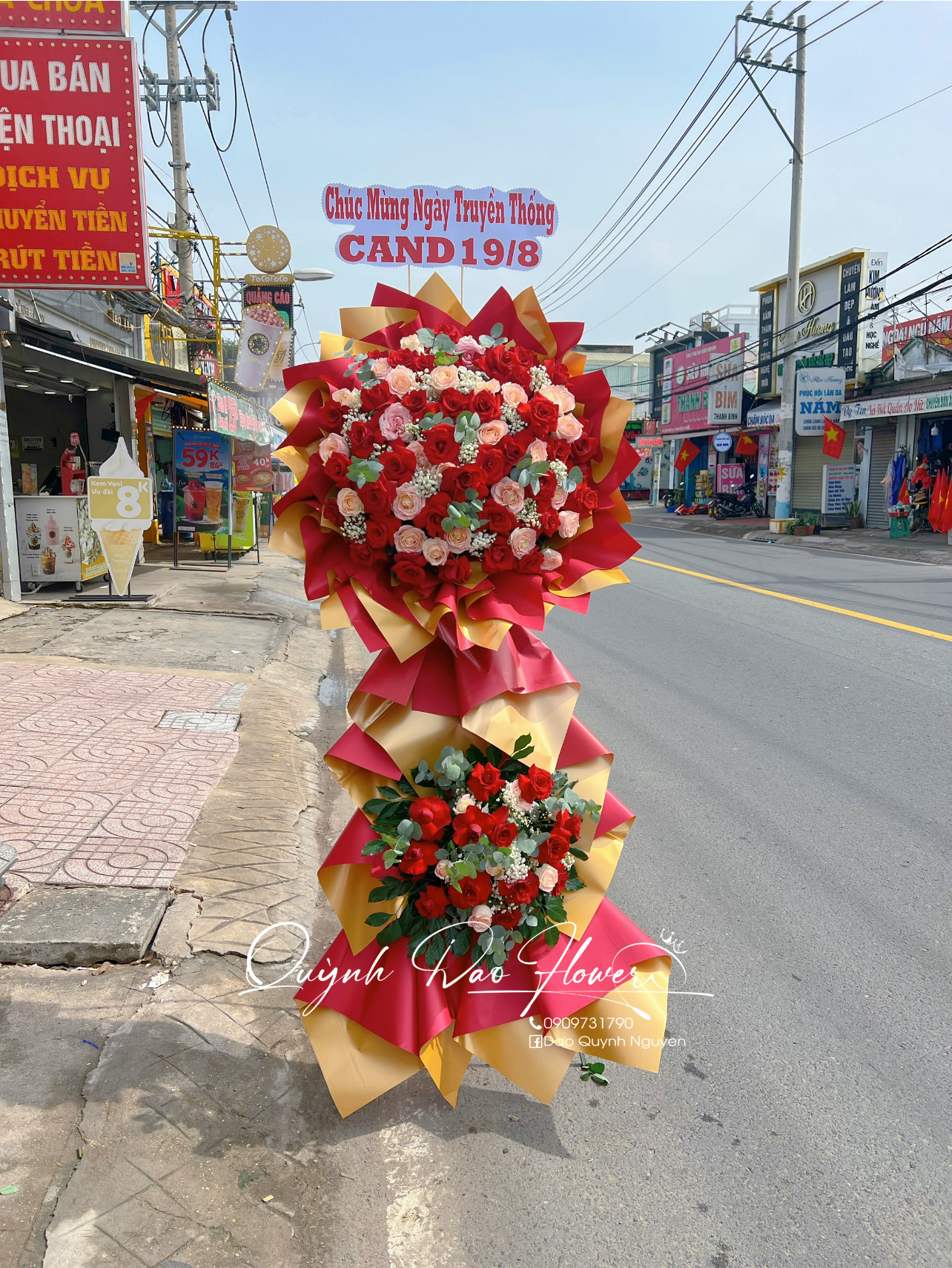 Kệ chúc mừng đại hội  Thủ Đức 