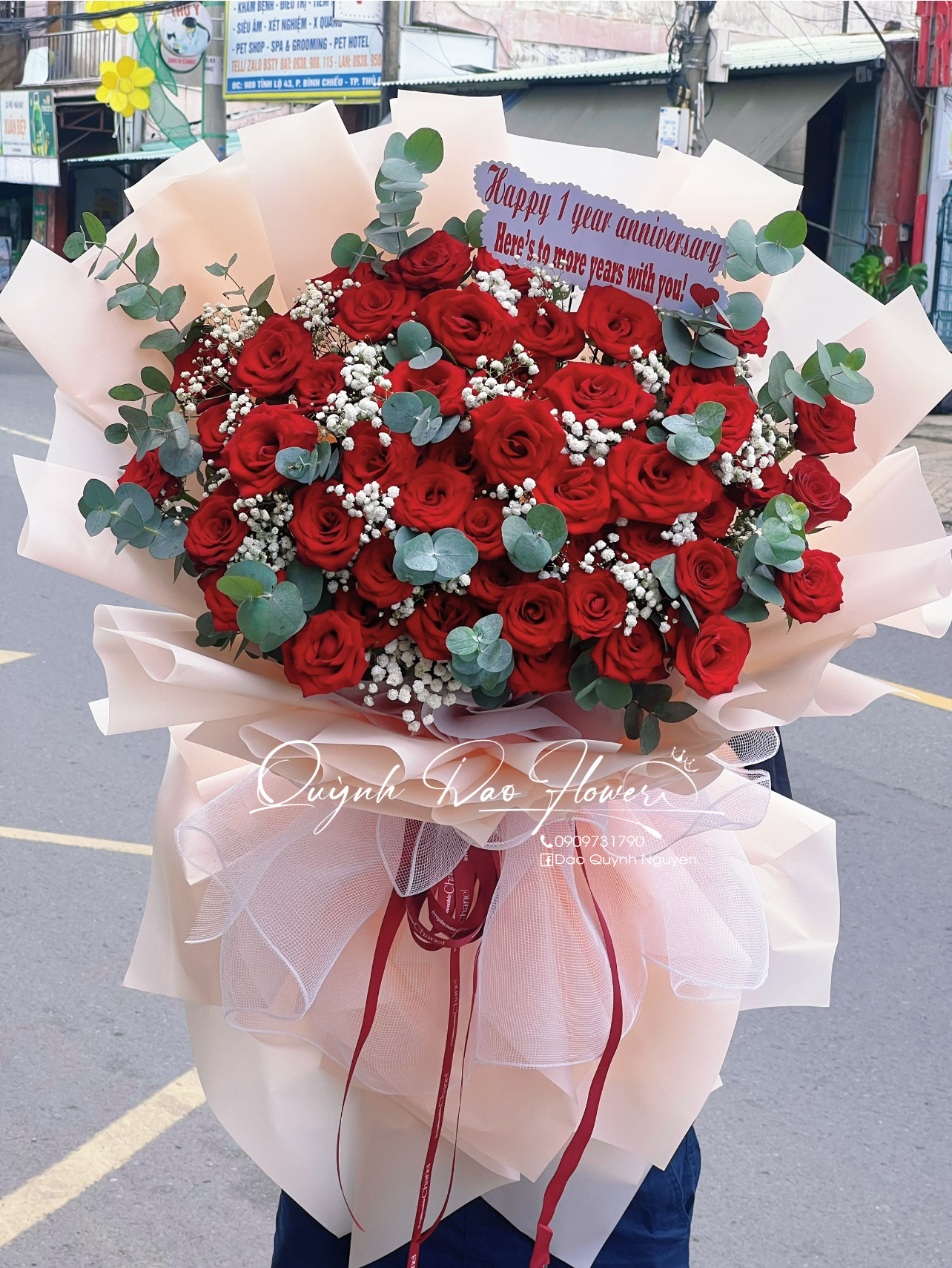 Bó hoa khổng lồ