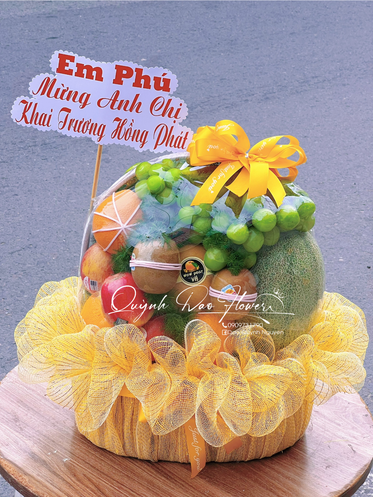 Giỏ trái cây mừng khai trương 