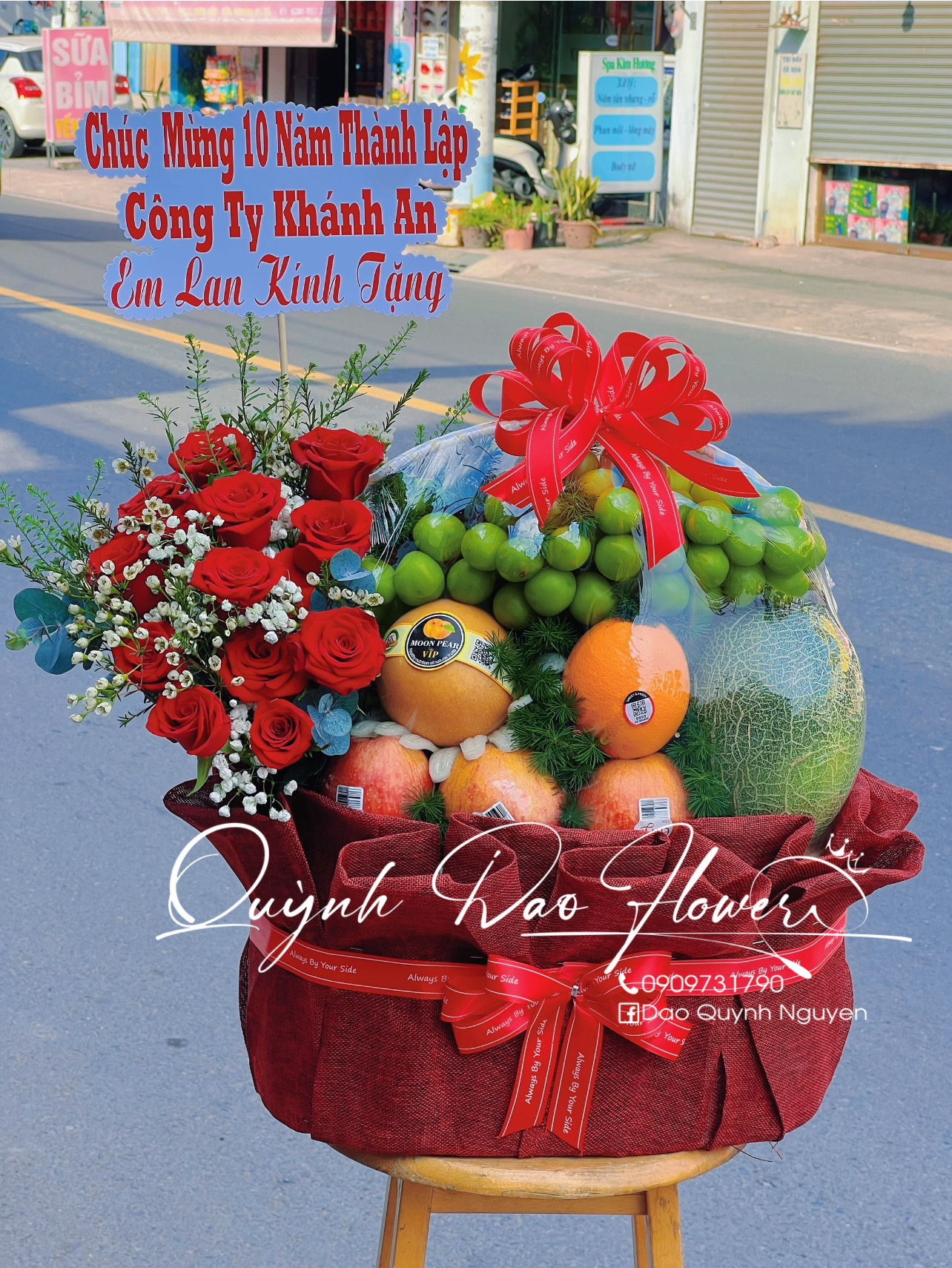 Giỏ trái cây mừng Tân gia thủ Đức 