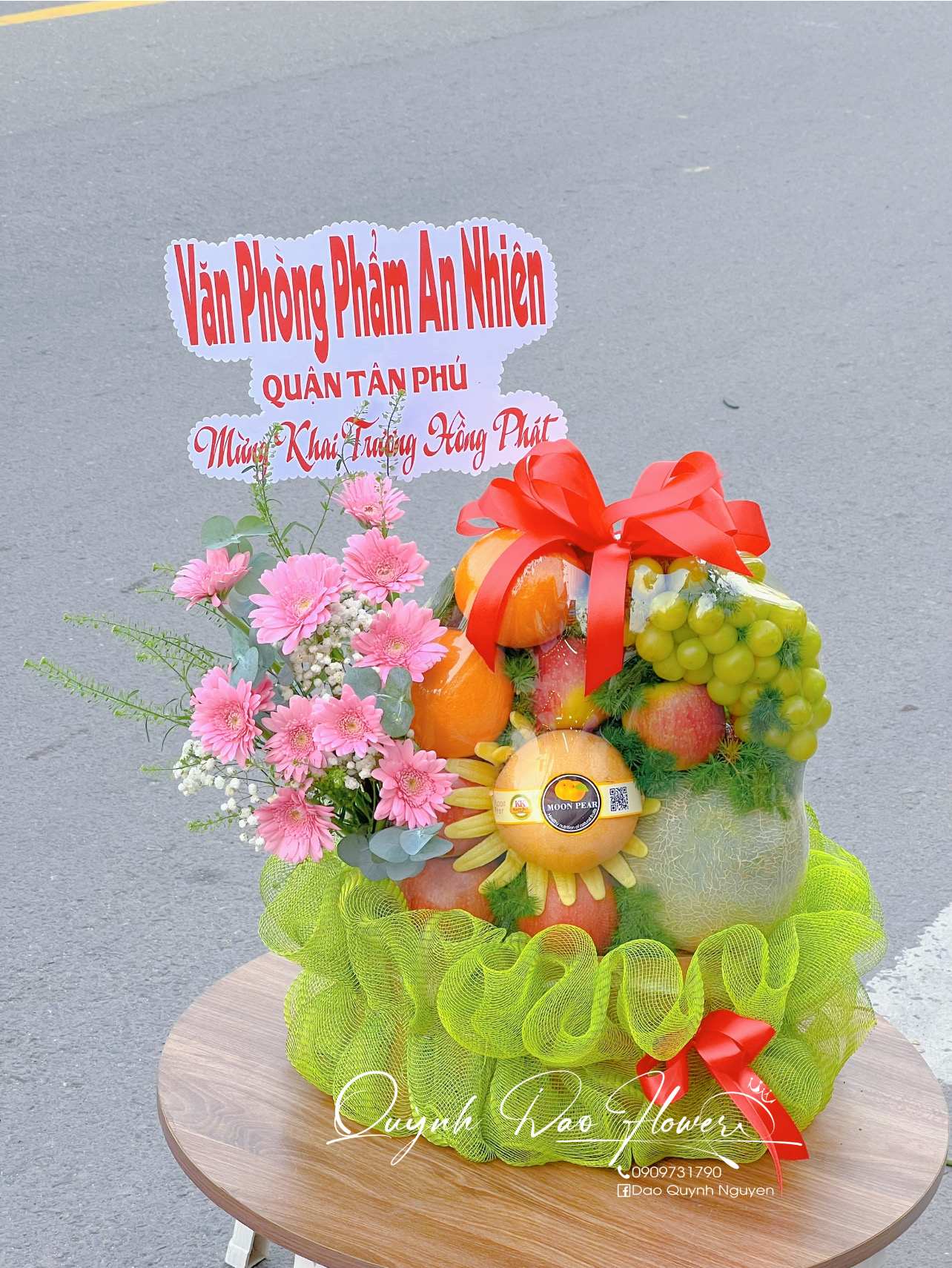 Giỏ trái cây mừng khai trương  tại Dĩ an
