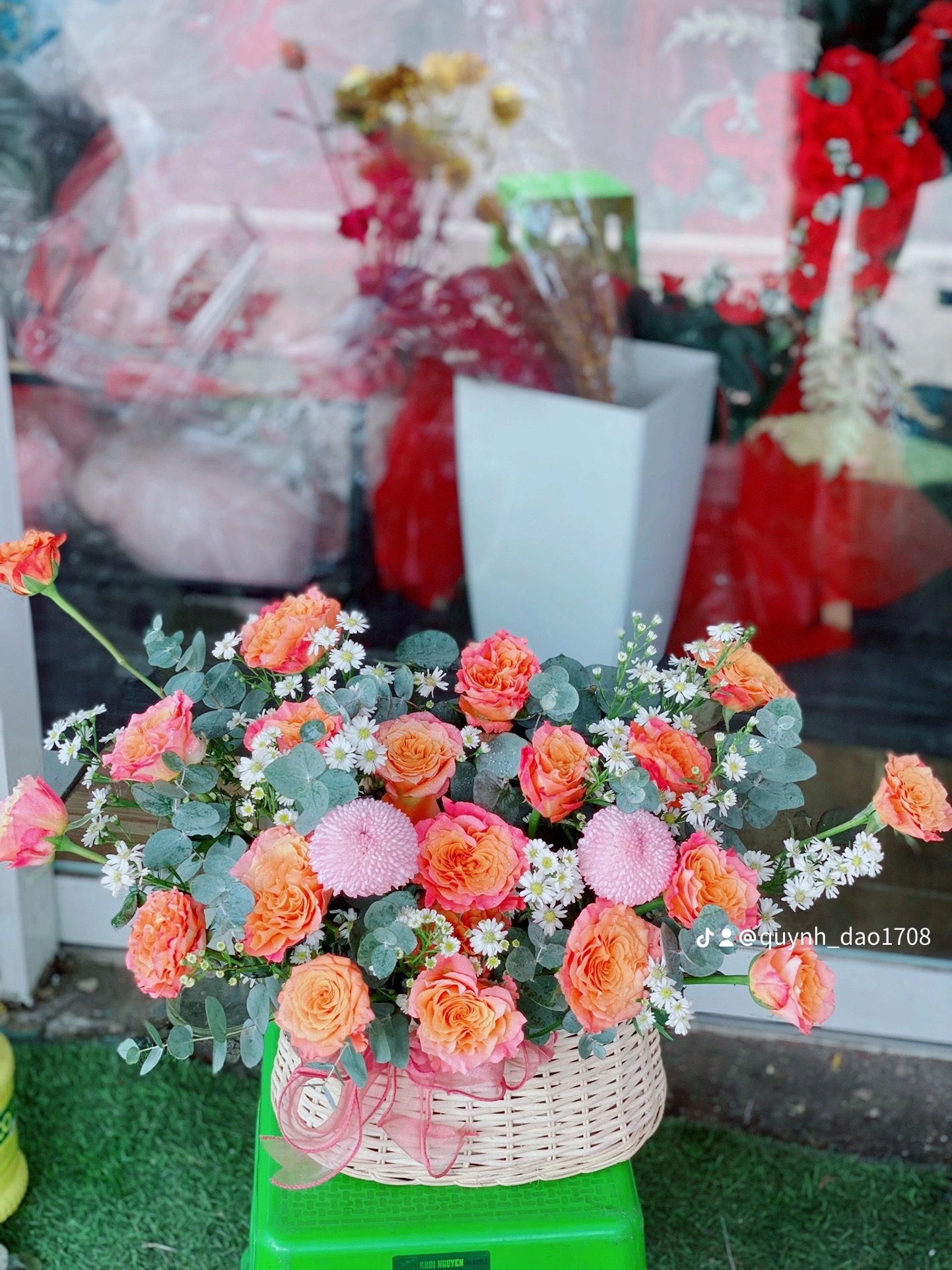 Hoa màu cam tặng bạn 