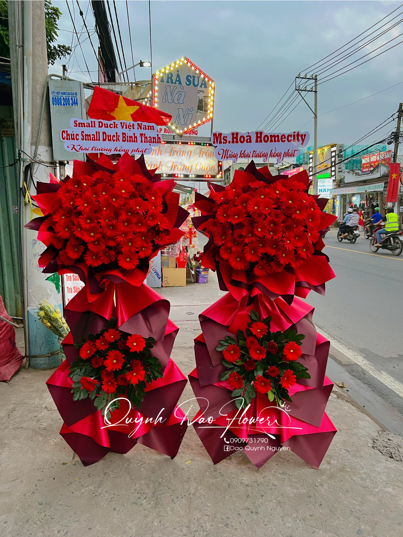 Kệ khai trương đỏ tại bình Thạnh, bình chiểu, bình dương 