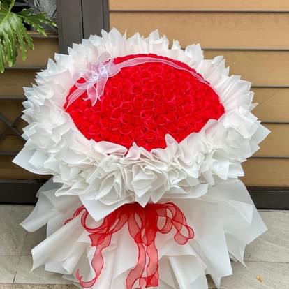 Bó hoa Hồng đỏ công chúa xinh đẹp 