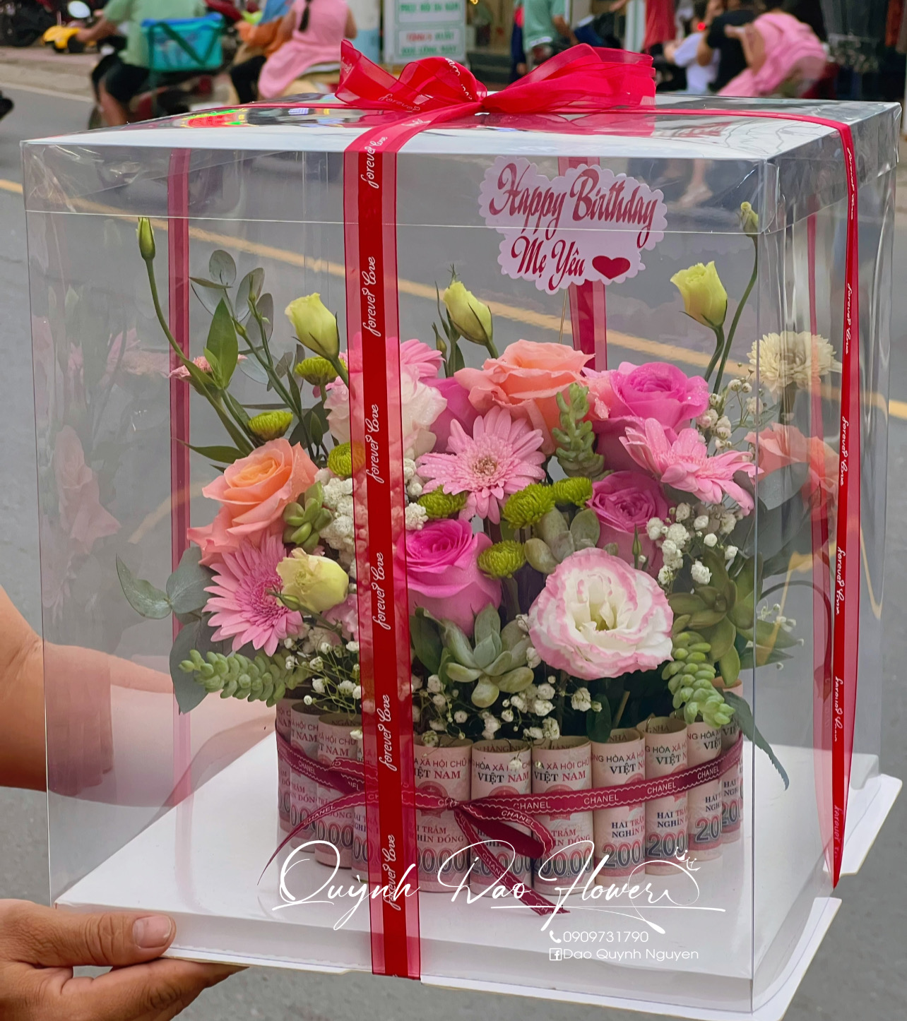 Bánh kem tiền tại quận bình Thạnh 
