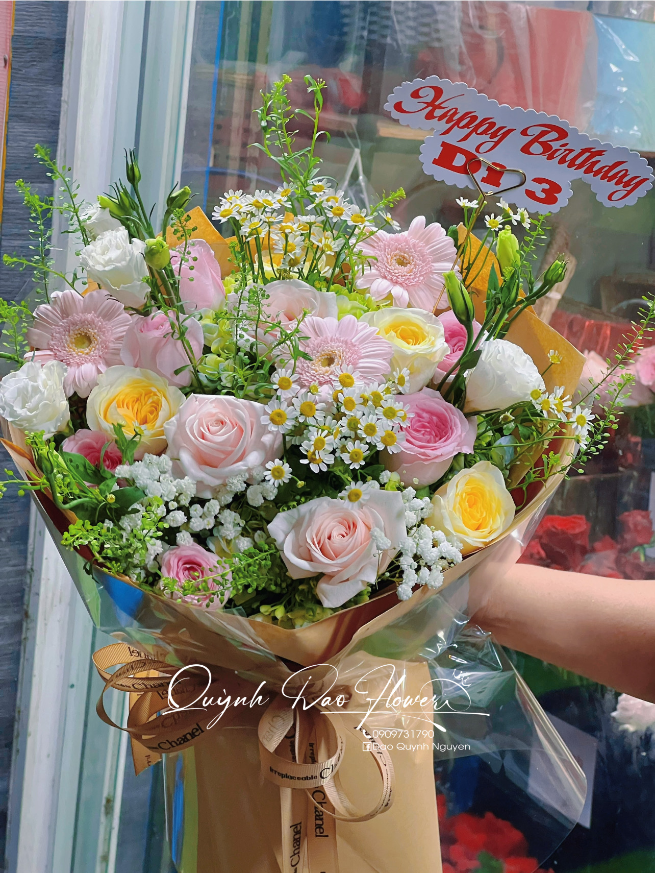 Bó hoa tốt nghiệp cử nhân 