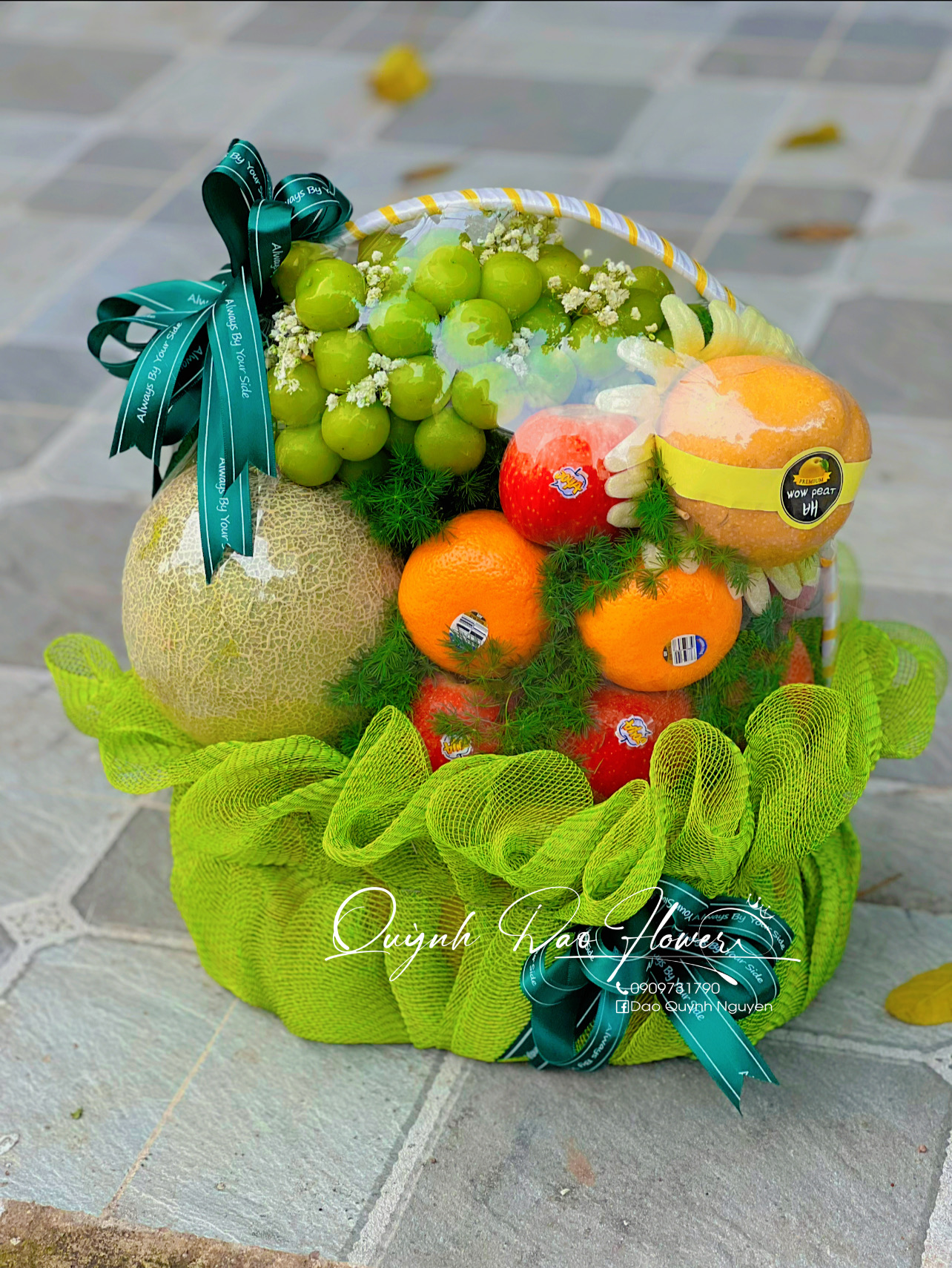 Giỏ trái cây tặng trung thu cho đồng nghiệp 