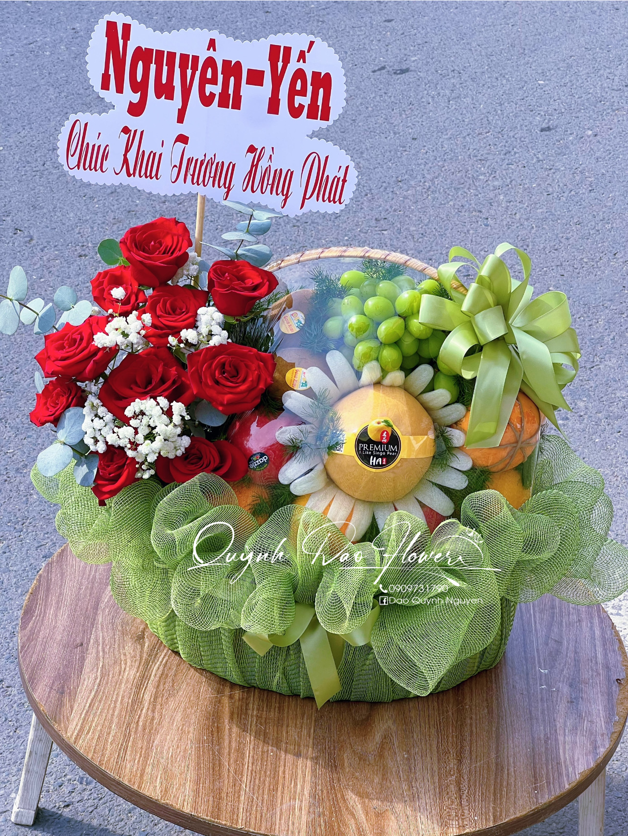 Giỏ trái cây linh đông thủ Đức 
