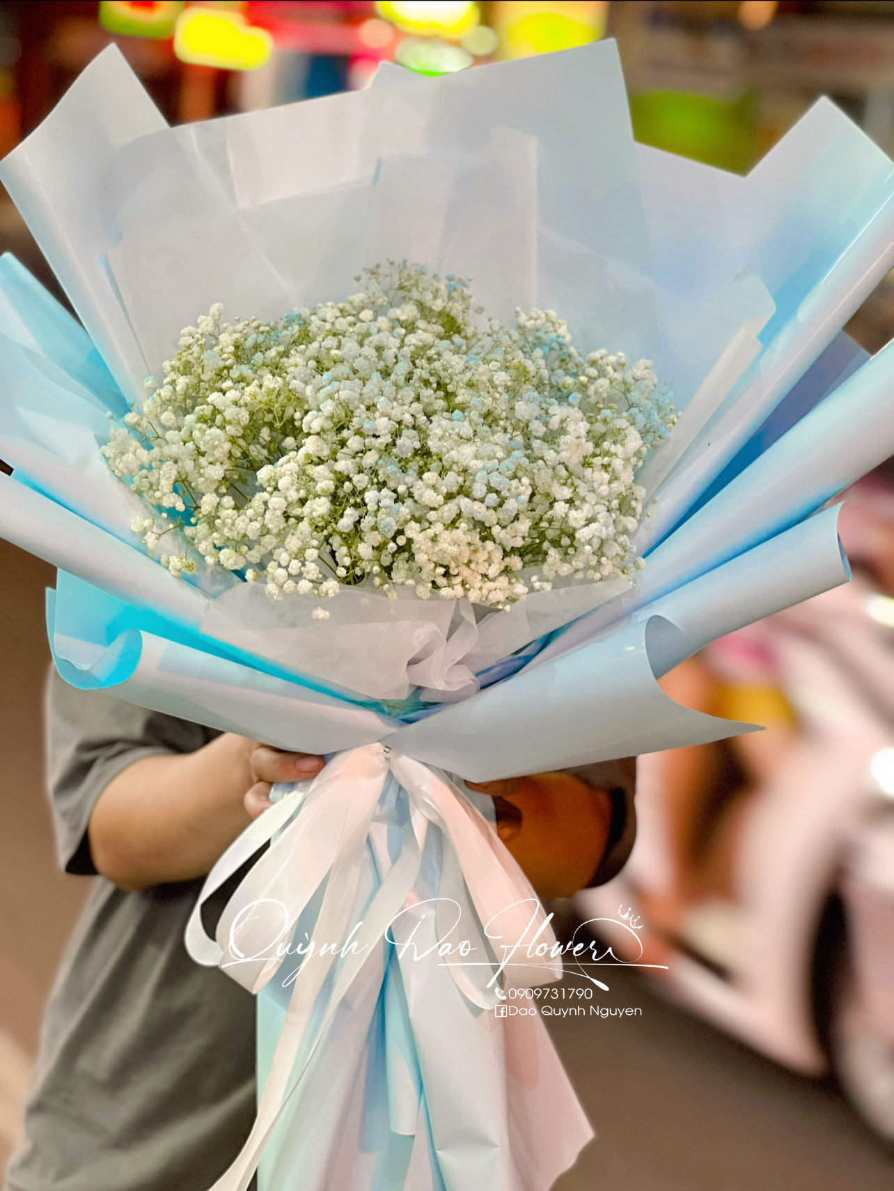 Bó hoa bi tươi nhỏ xinh