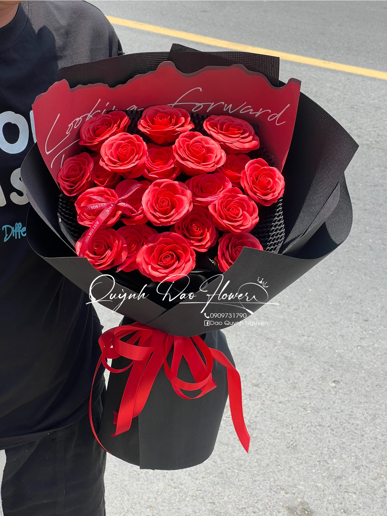 Hoa sáp đỏ cao cấp 
