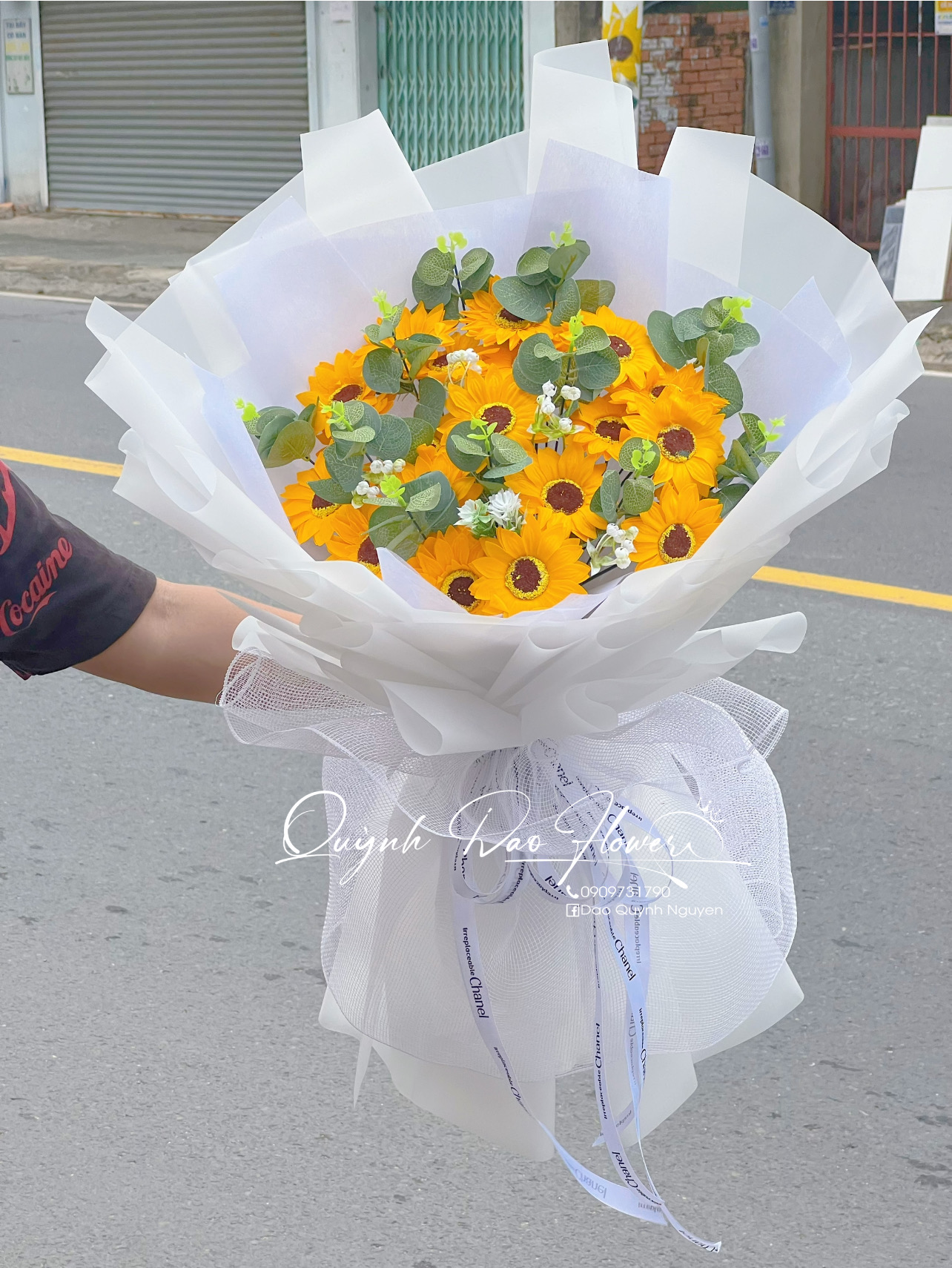 Hoa sáp tốt nghiệp thủ Đức 