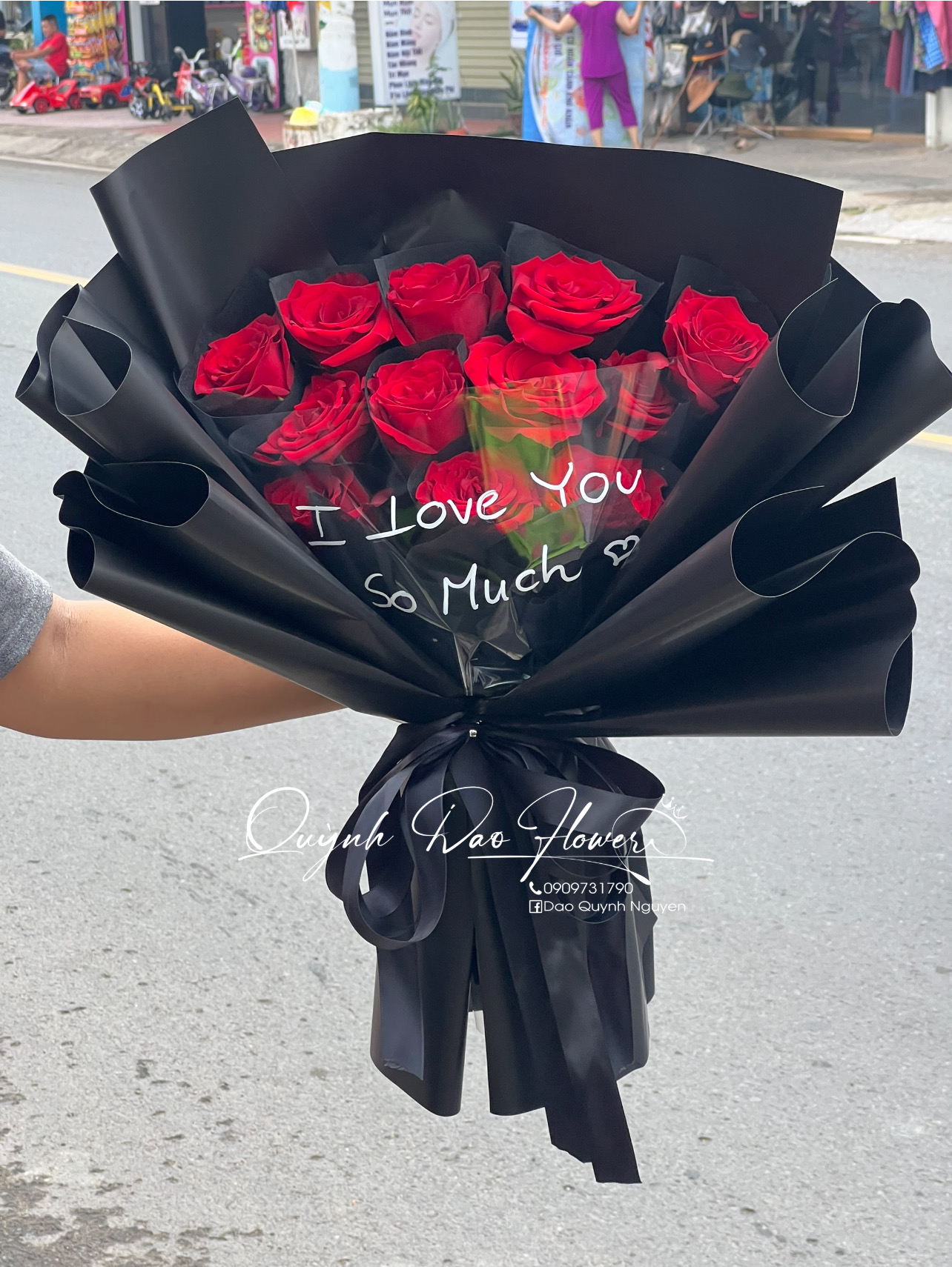 Bó hoa I Love You