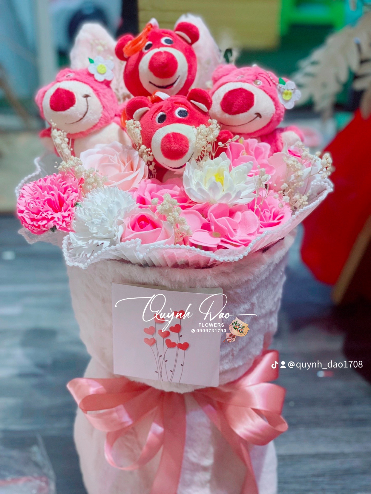 Hoa gấu bông Thủ Đức