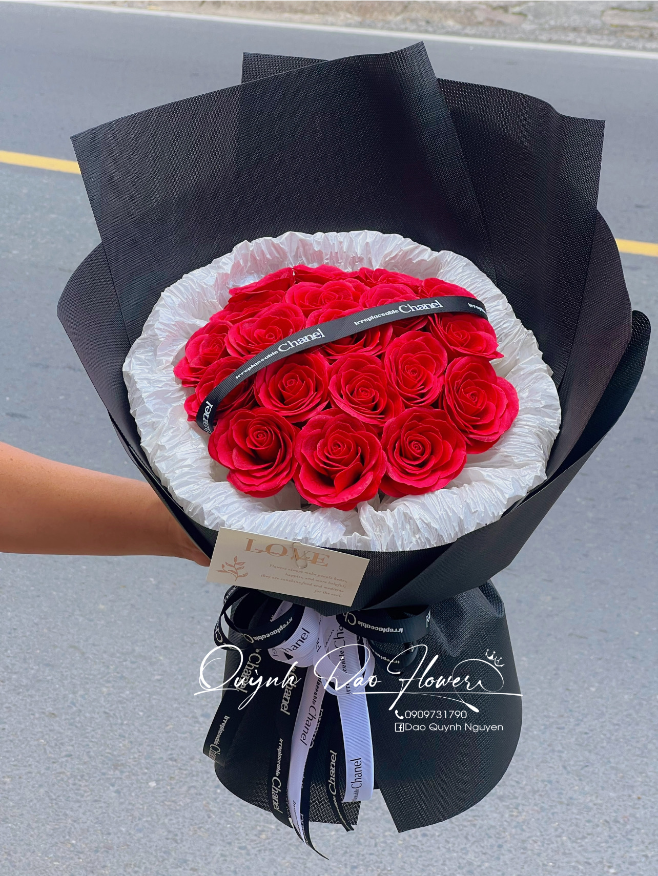 Bó hoa sáp cao cấp 19 bông