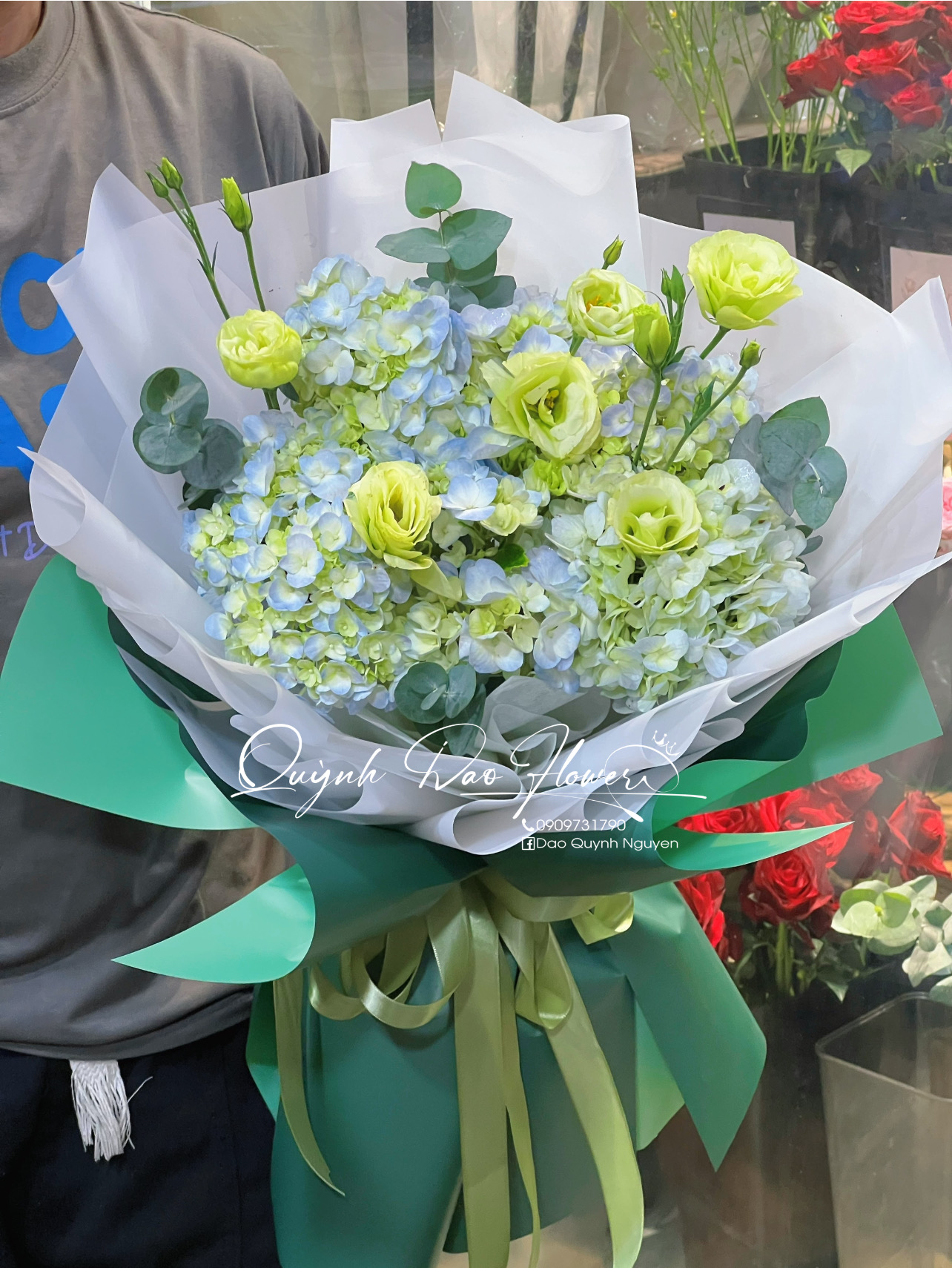 Bó hoa cẩm tú cầu dạm ngõ thủ Đức 