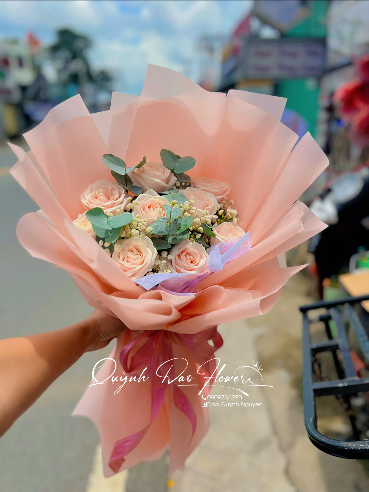 Bó hoa hồng nhỏ tặng bạn 
