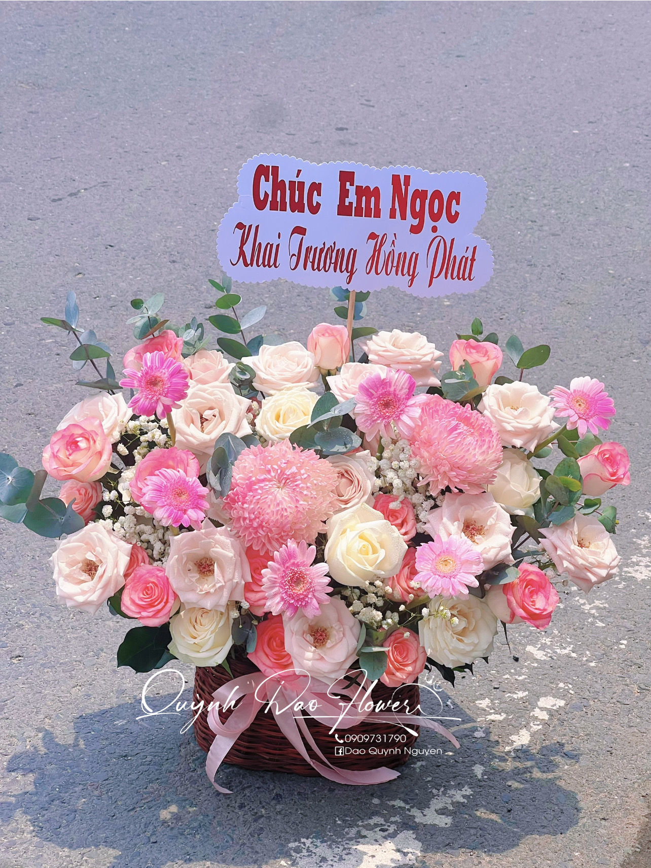 Giỏ hoa 20/10