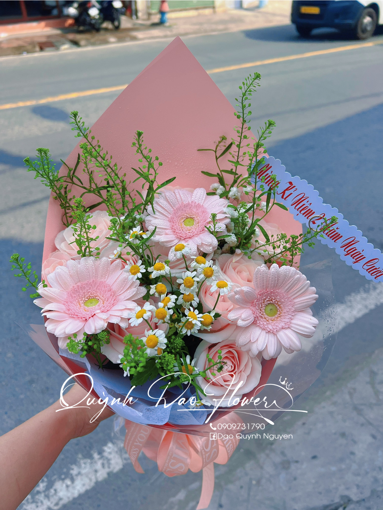 Bó hoa nhỏ xinh thủ Đức 