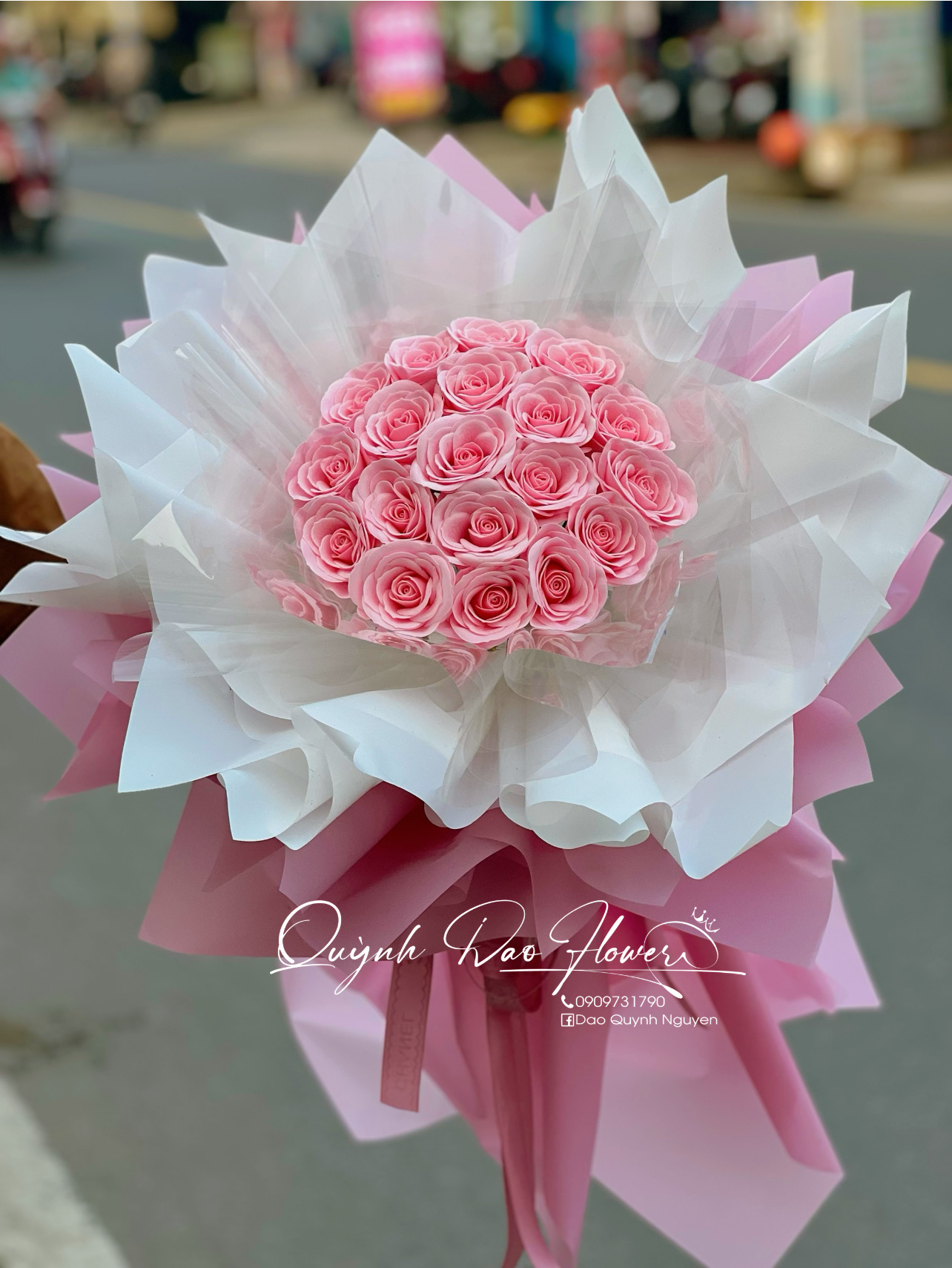 Bó hoa sáp cao cấp công chúa 