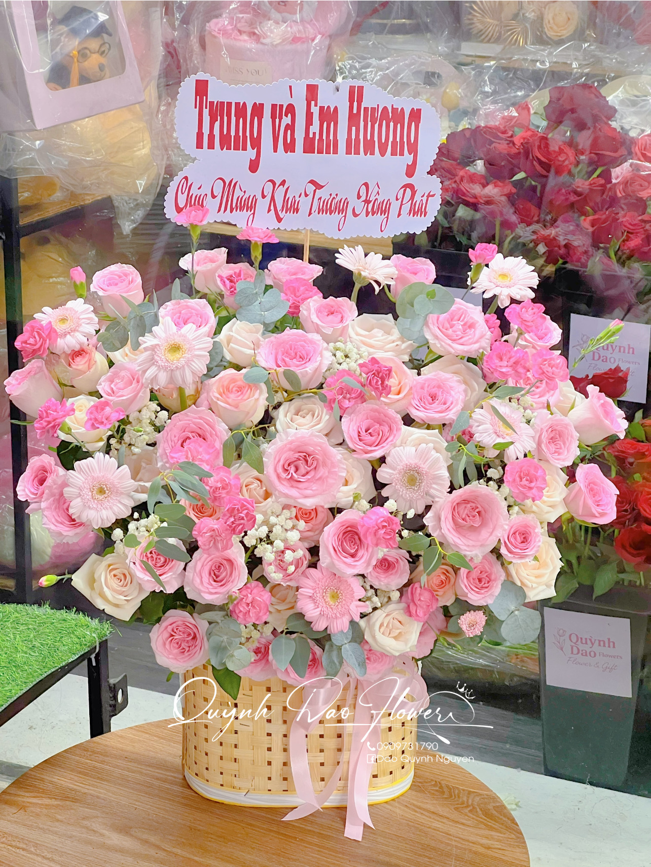 Giỏ hoa, lẵng hoa sinh nhật quận Bình Thạnh