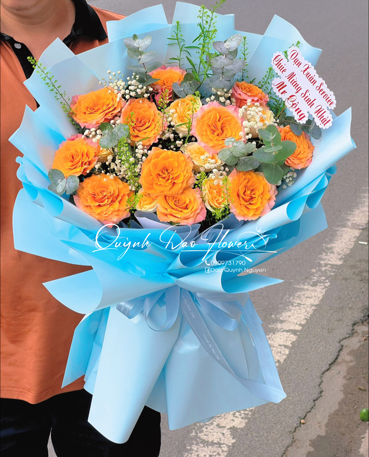 Bó hoa cam quận 12