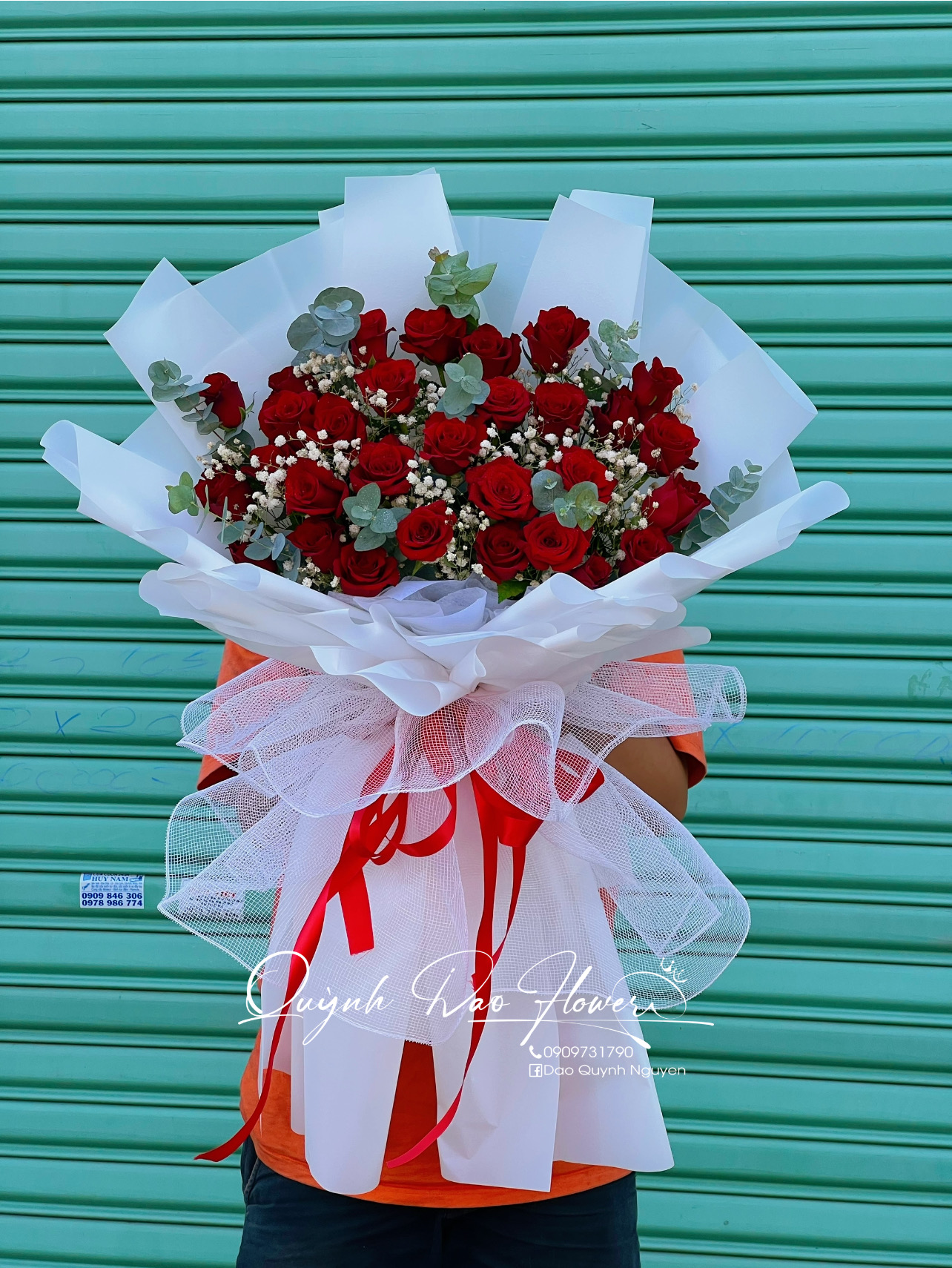 Bó hoa Hồng đỏ 30 bông