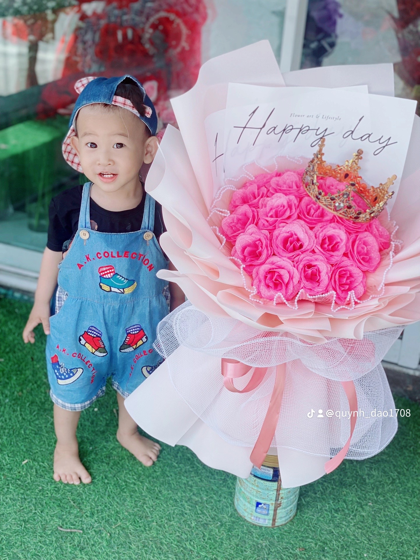 Bó hoa màu Hồng đẹp tại Sài Gòn 