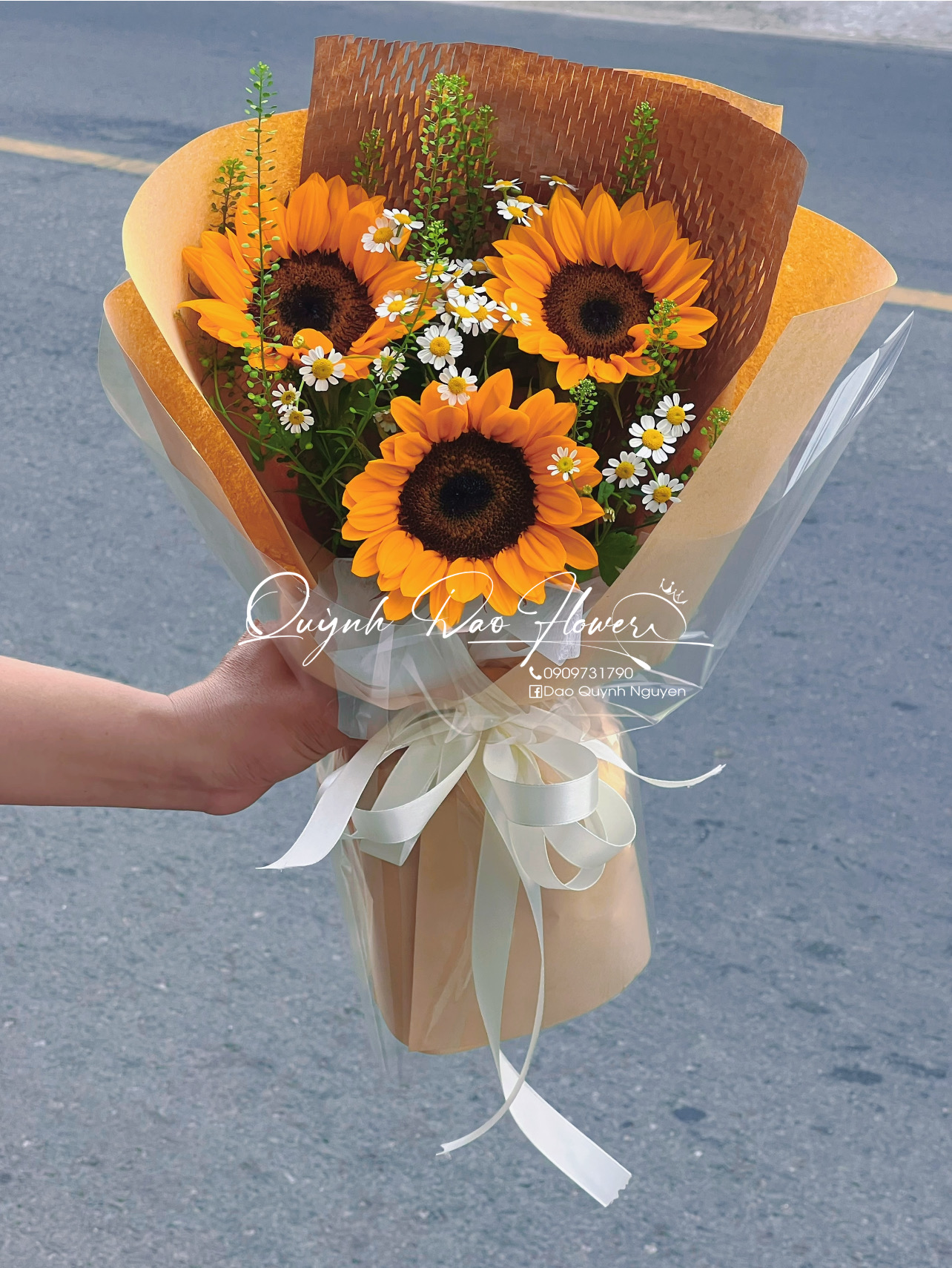 Bó hoa hướng dương nhỏ bình dương 