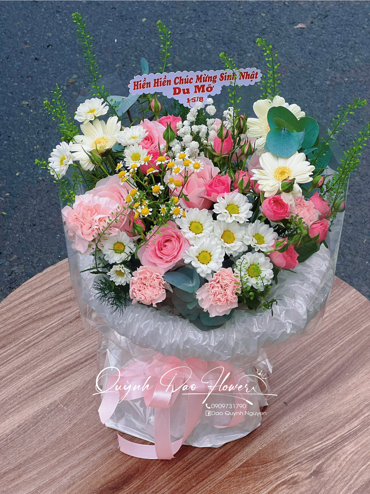 Hoa mix đủ loại hoa