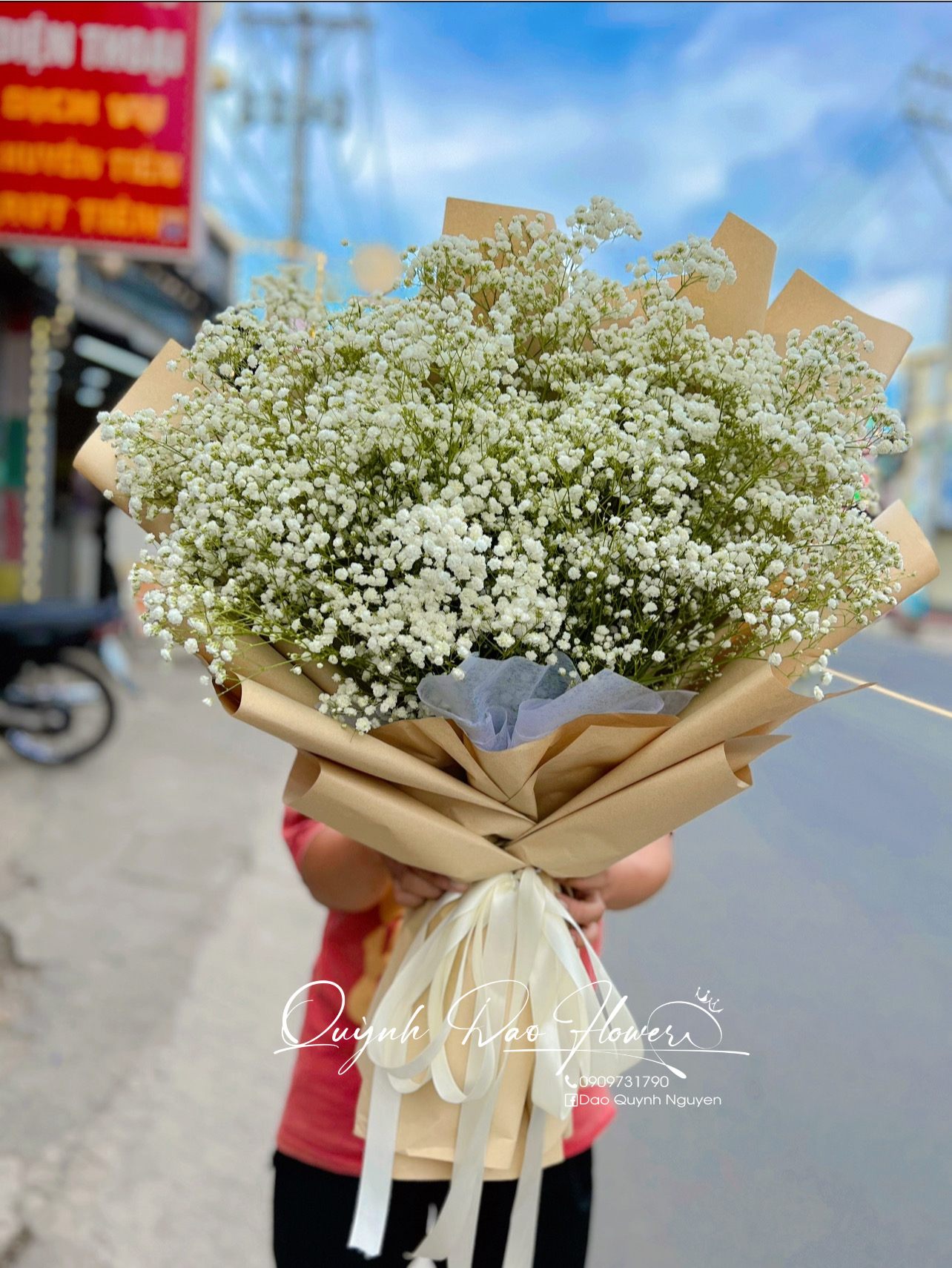 Bó hoa baby tặng sinh nhật bạn 