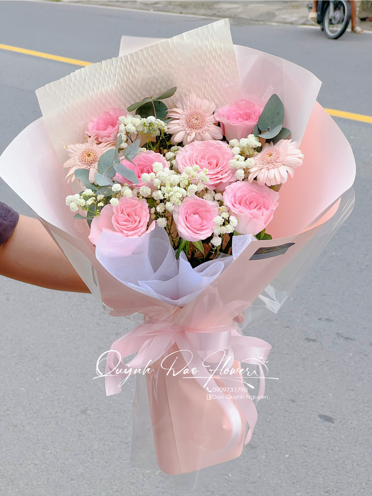 Bó hoa hồng tại Bình Chiểu 